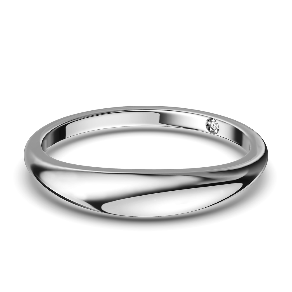 Basics Amalfi Ring in 925 sterling silver, top view