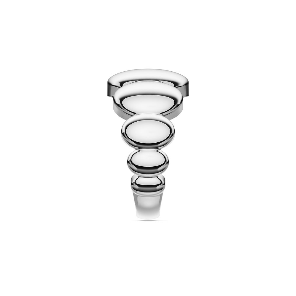 Basics Positano Ring in 925 sterling silver, side view