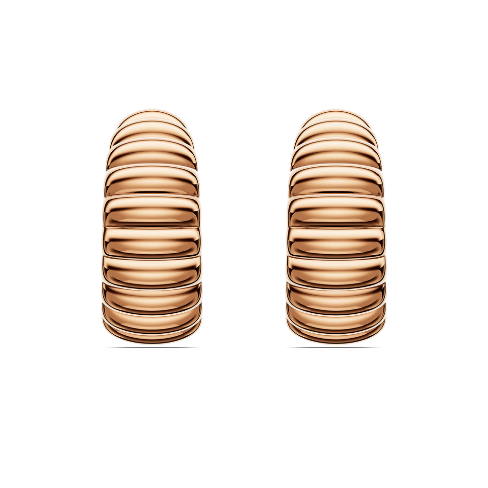 Basics Stintino Earrings in 18kt rose gold vermeil over 925 sterling silver, front view