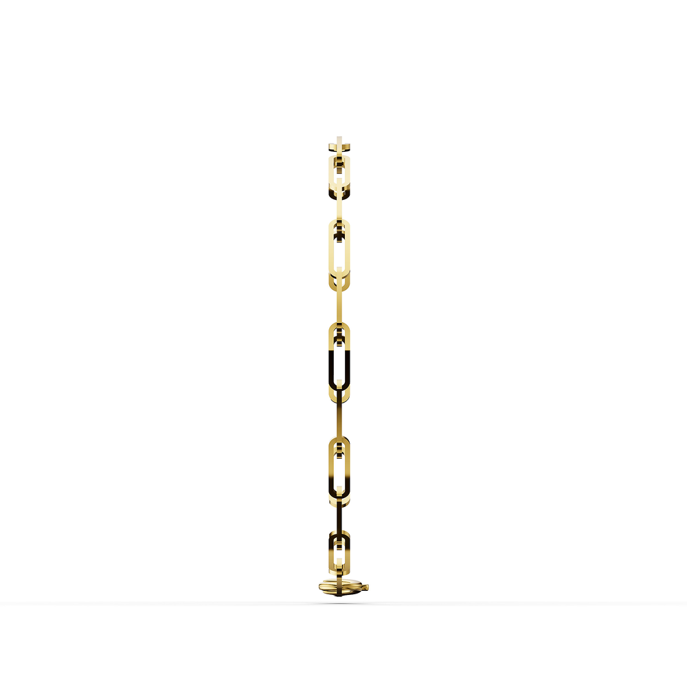 Basics Scala Bracelet in 18kt gold vermeil over 925 sterling silver, side view