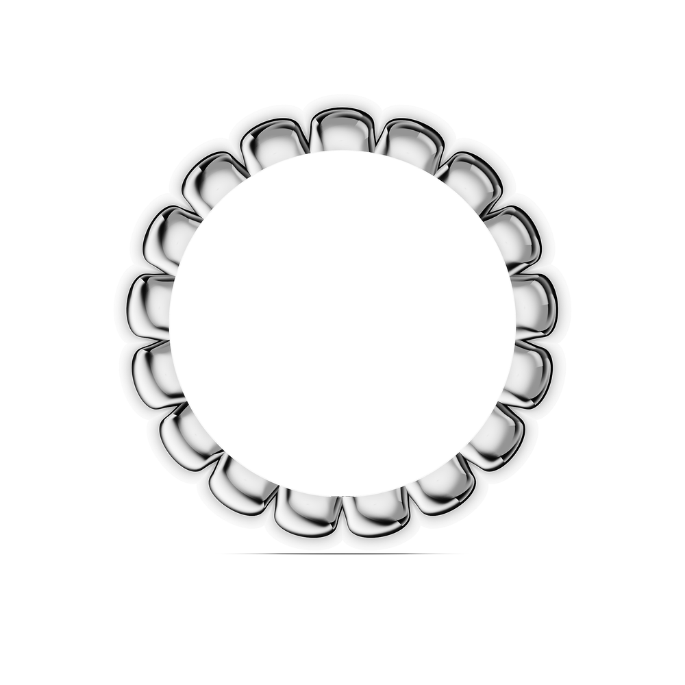 Basics Lipari Ring in 925 sterling silver, front view