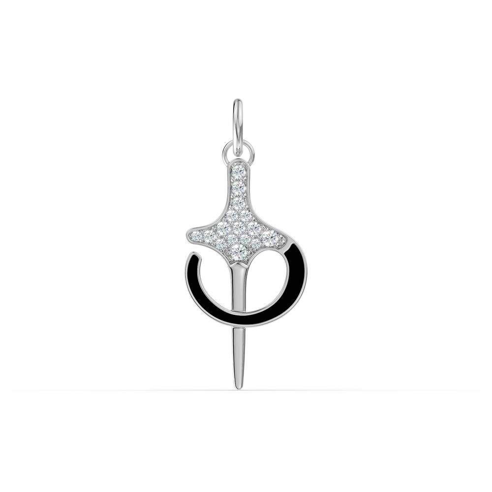 Orion Mizar Charm in 925 sterling silver, front view