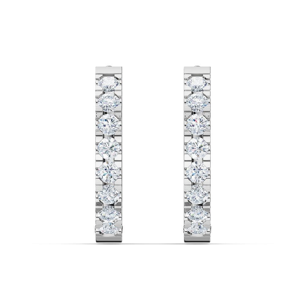 Basics Ponza Earrings in 925 sterling silver, front view