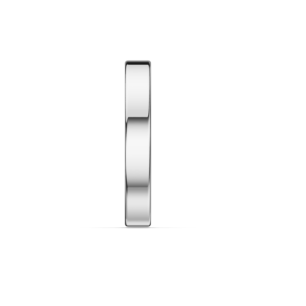 Basics Vulcano Ring in 925 sterling silver, side view