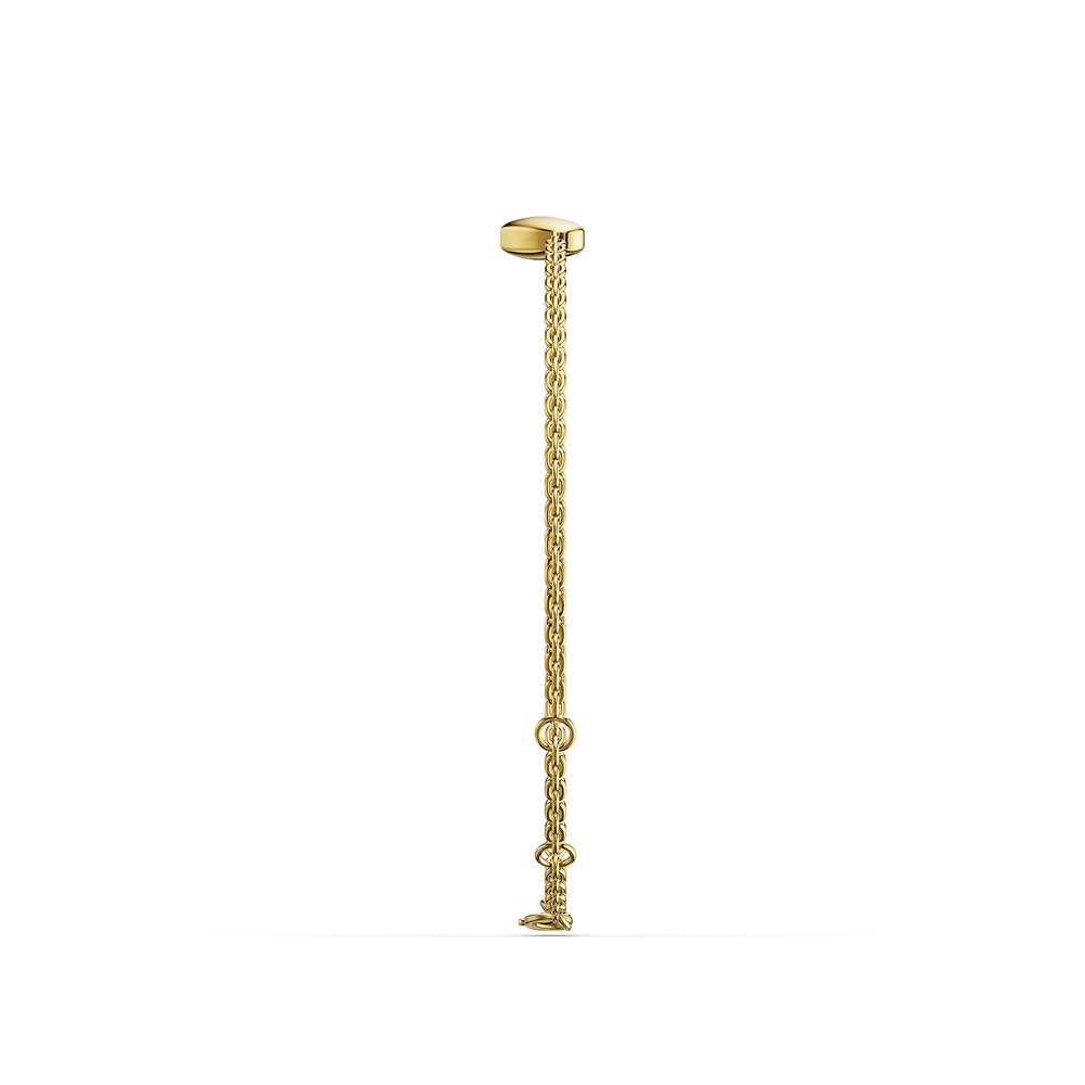 Basics Fano Bracelet in 18kt gold vermeil over 925 sterling silver, side view