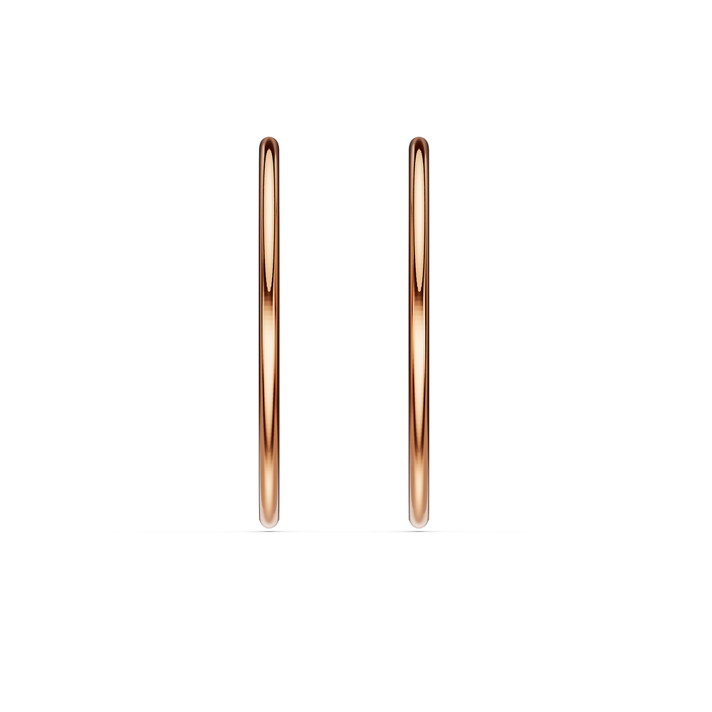 Basics Cefalu Earrings in 18kt rose gold vermeil over 925 sterling silver, front view