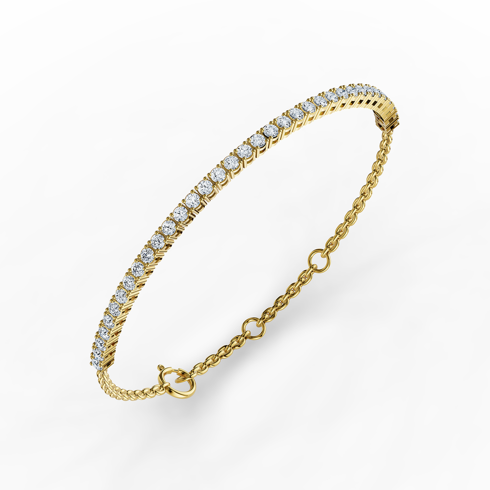 Tennis Aurea Bracelet in 18kt gold vermeil over 925 sterling silver