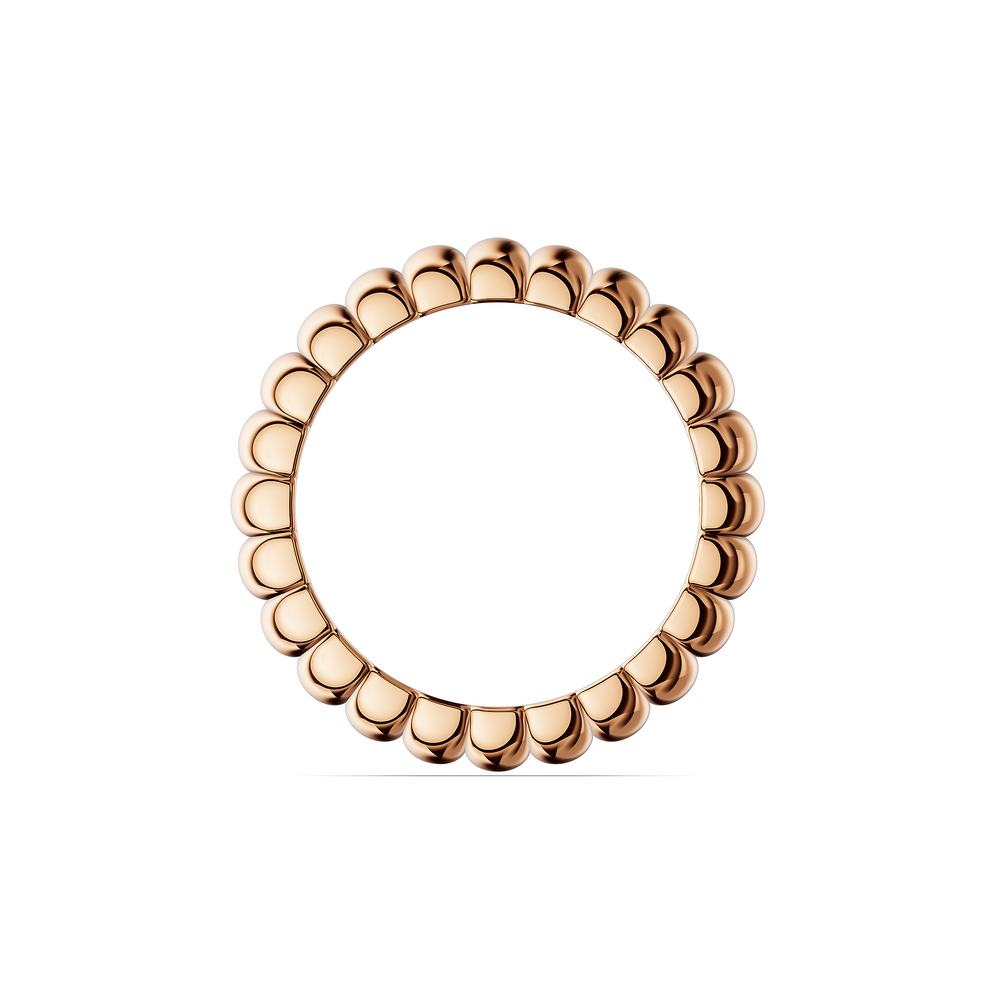 Basics Alghero Ring in 18kt rose gold vermeil over 925 sterling silver, front view