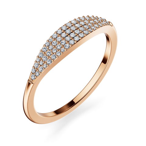 Basics Salina Ring in 18kt rose gold vermeil over 925 sterling silver