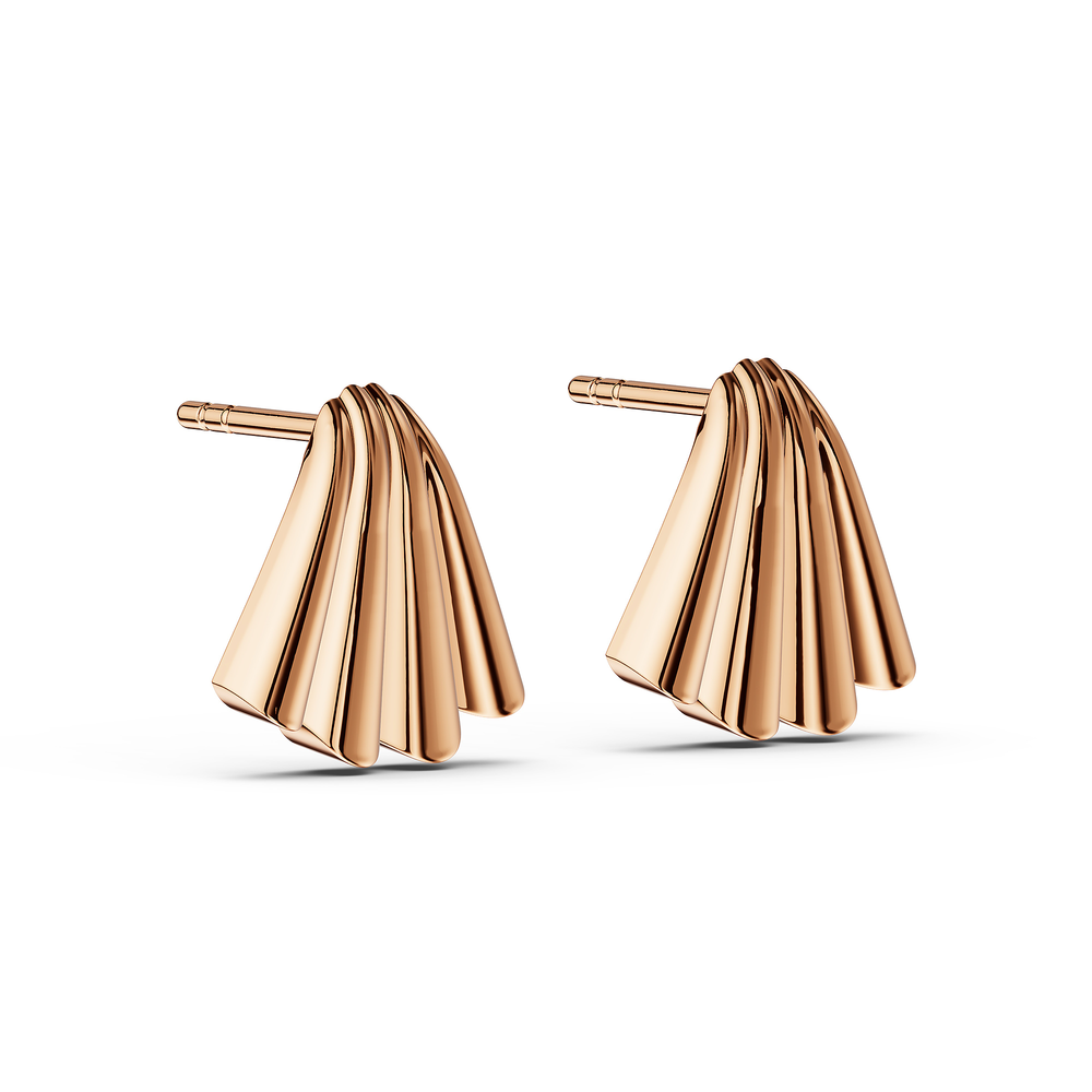 Basics Sori Earrings in 18kt rose gold vermeil over 925 sterling silver
