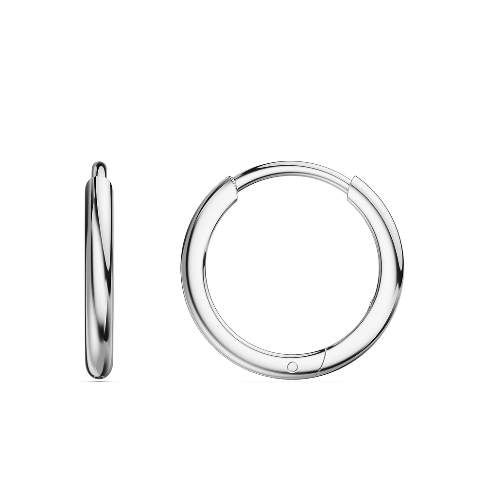 Basics Bacoli Earrings in 925 sterling silver, side view