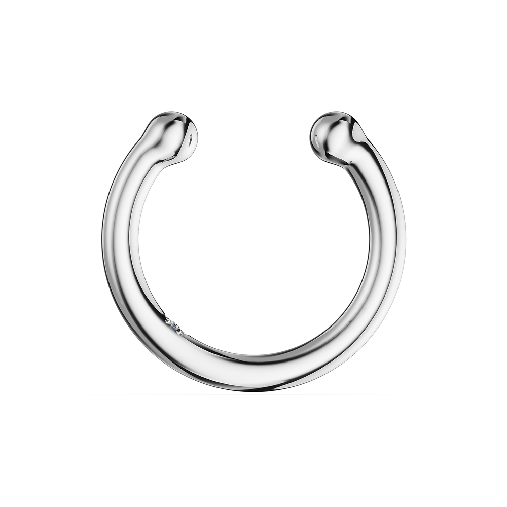 Basics Tremezzo Ear Cuff in 925 sterling silver, front view