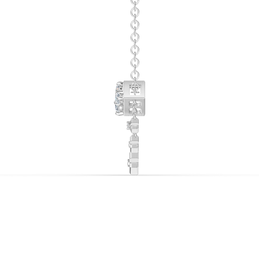 Orion Andromeda Necklace in 925 sterling silver, side view