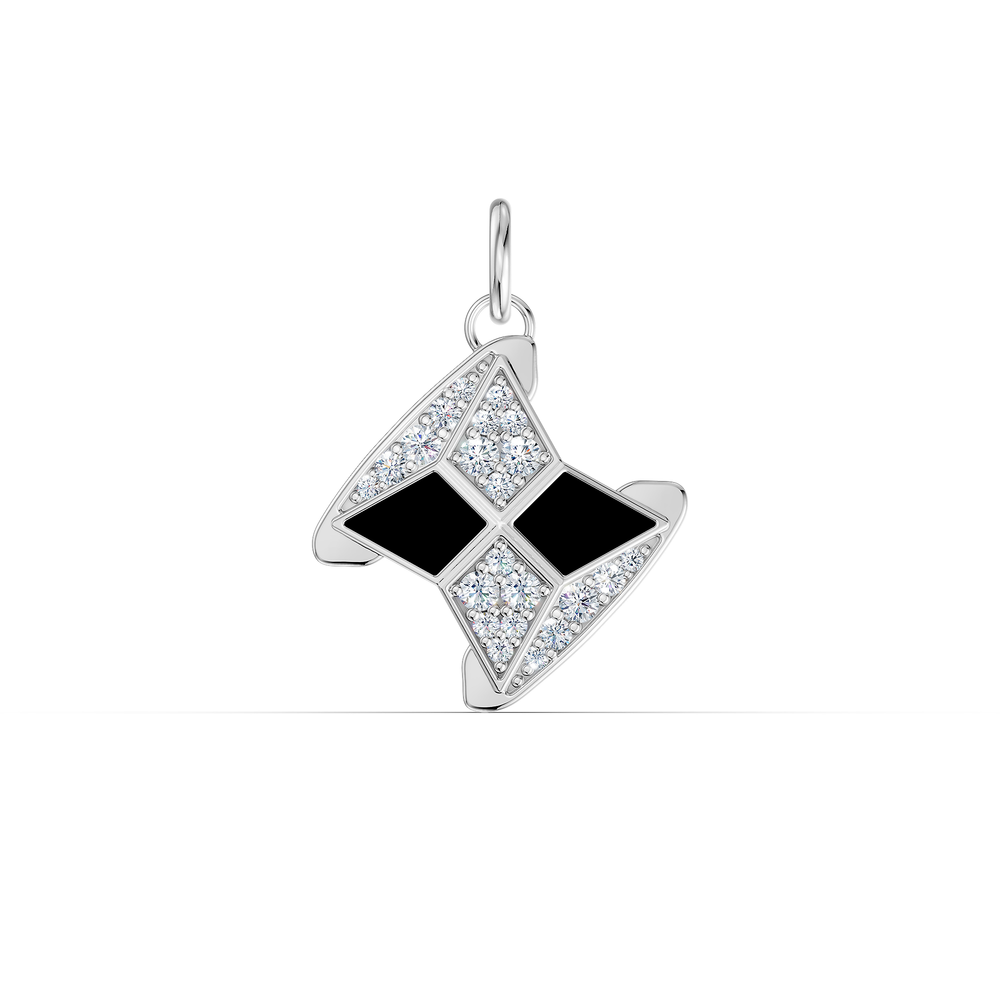 Orion Atlas Charm in 925 sterling silver, front view