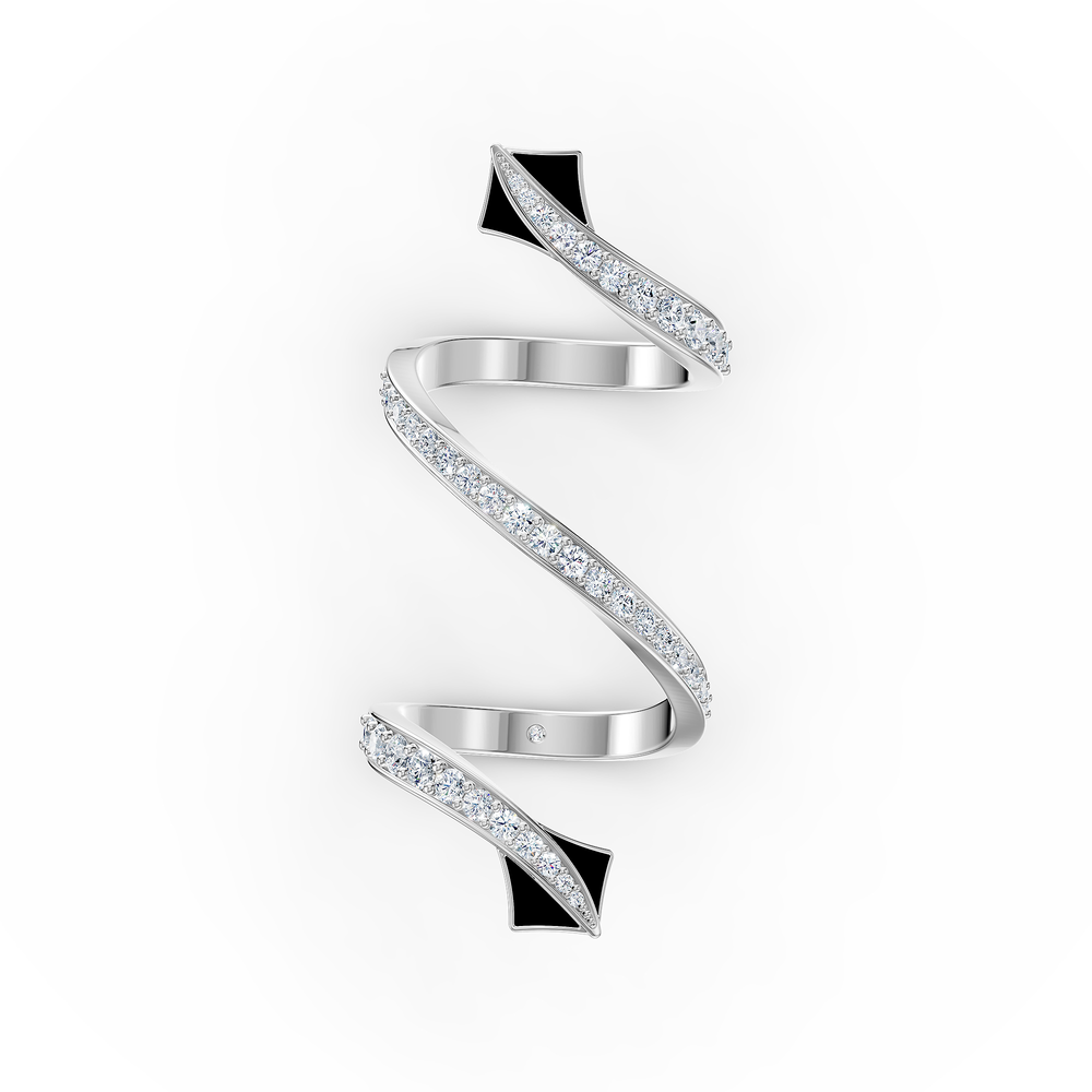 Orion Bellatrix Ring in 925 sterling silver, side view