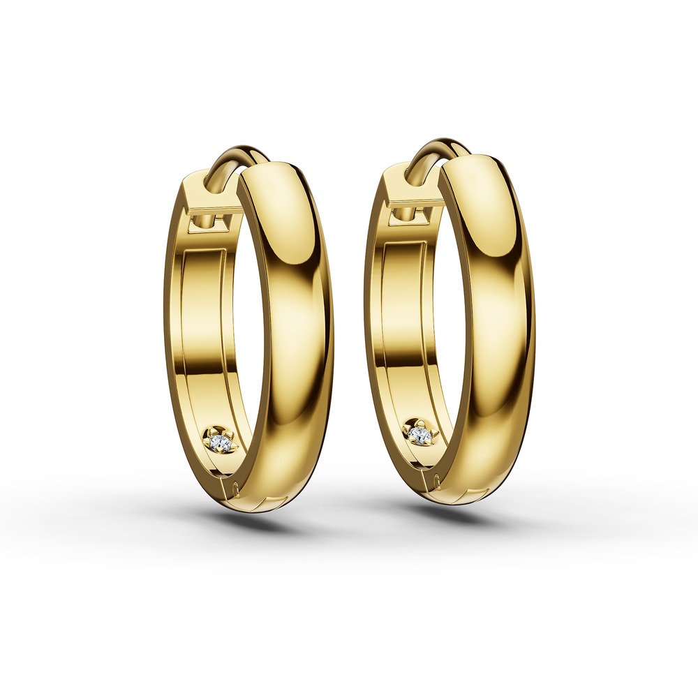Basics Bormio Earrings in 18kt gold vermeil over 925 sterling silver