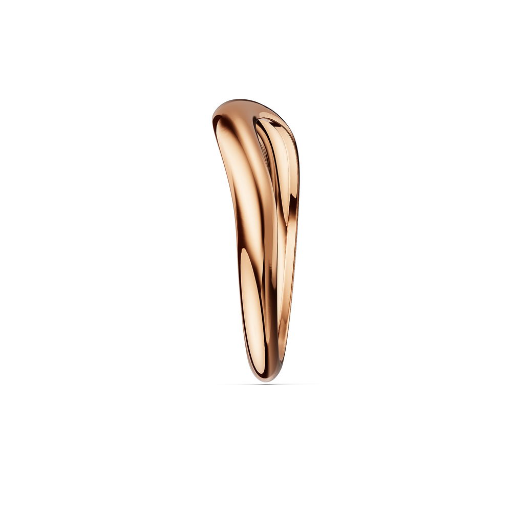 Basics Sirmione Ring in 18kt rose gold vermeil over 925 sterling silver, side view