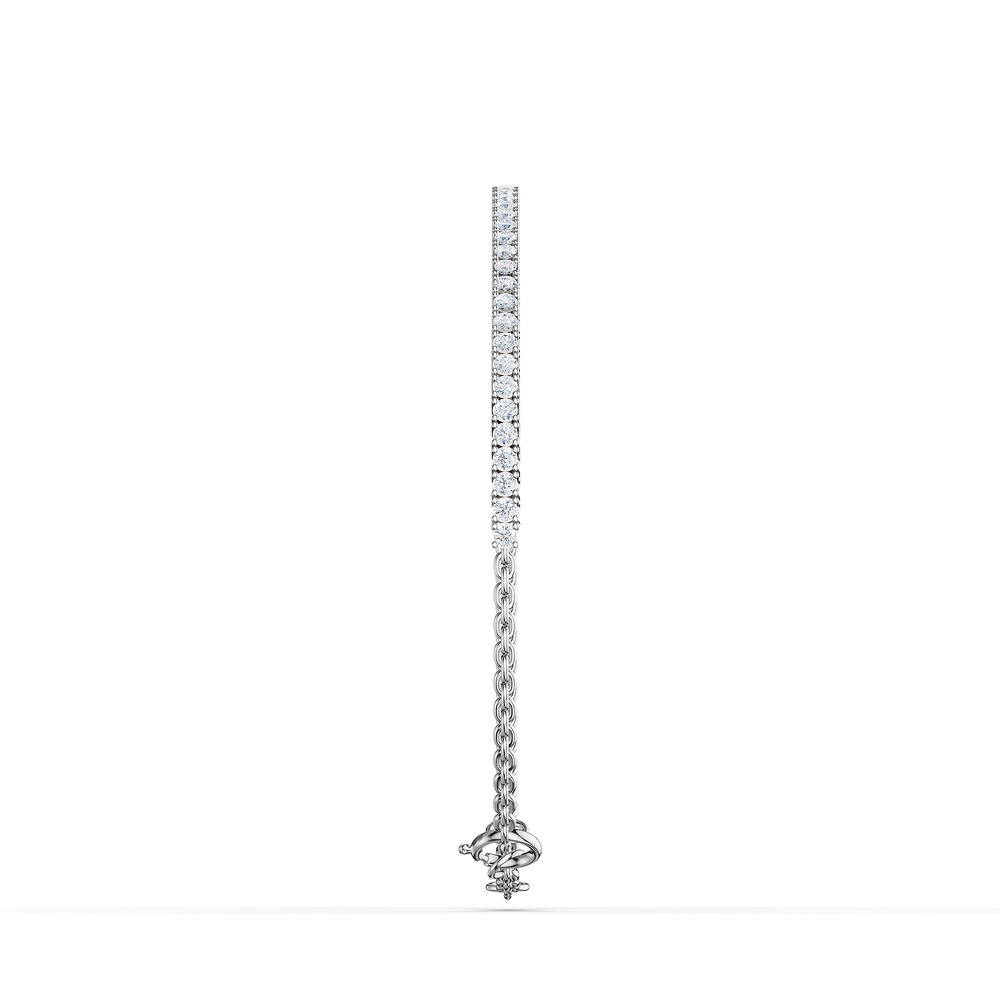 Tennis Perpetua Bracelet in 925 sterling silver, side view
