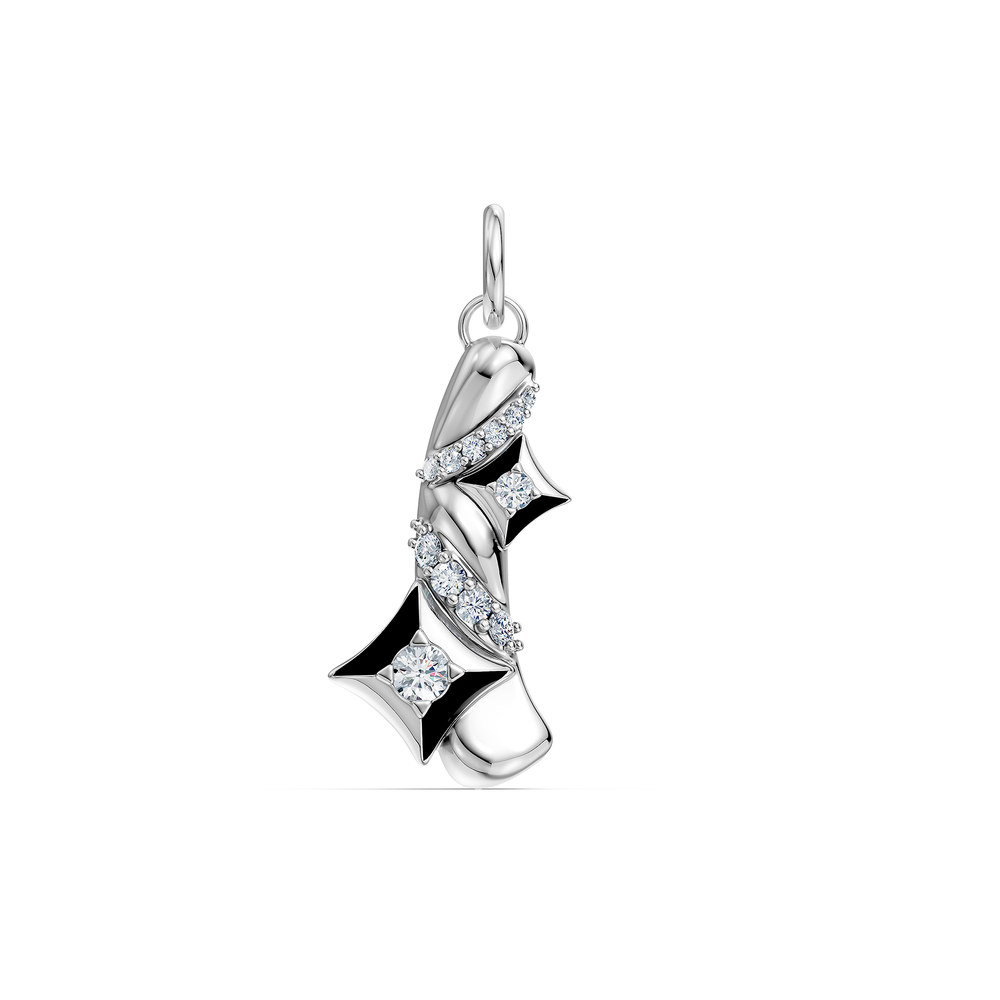 Orion Talitha Charm in 925 sterling silver, front view