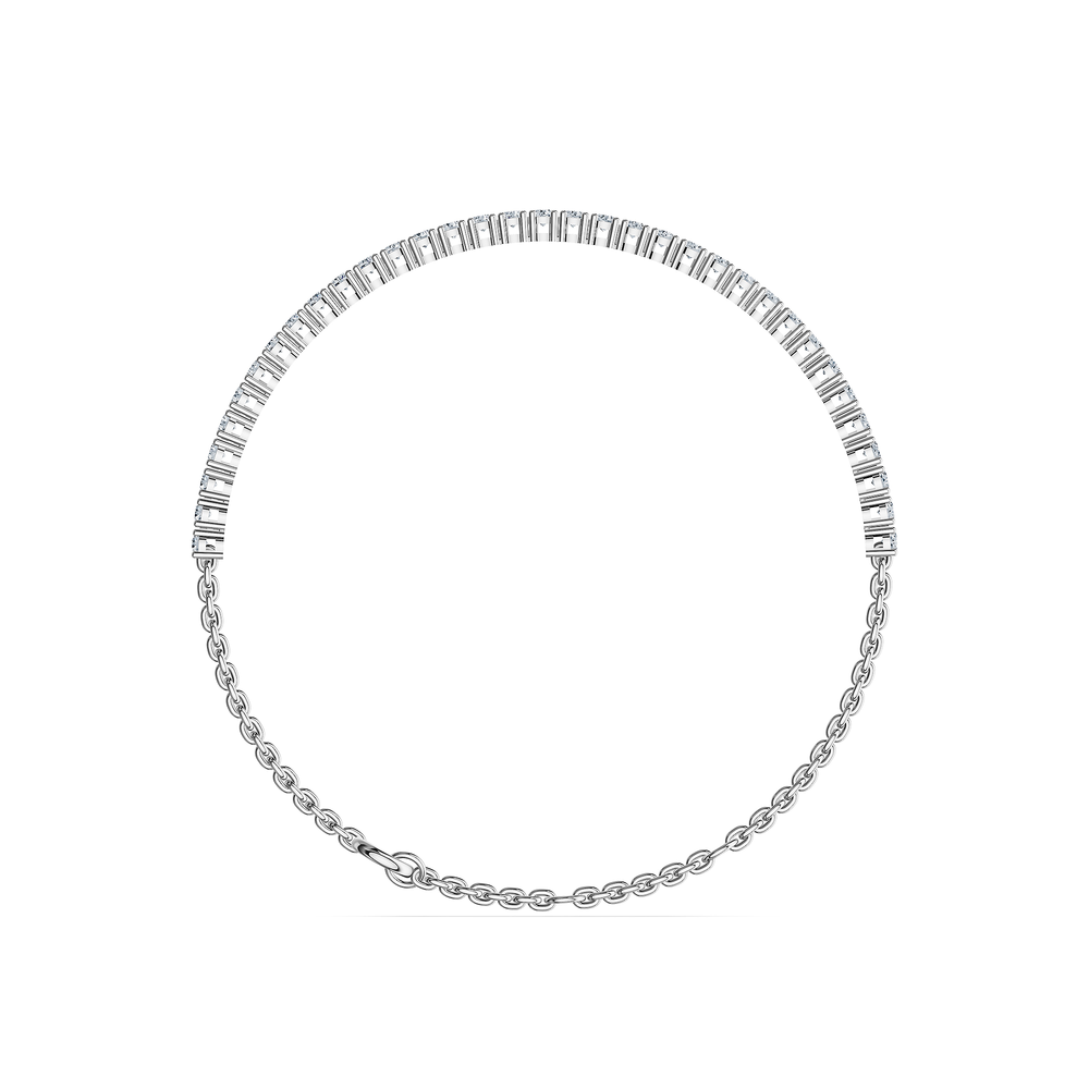 Tennis Chiara Bracelet in 925 sterling silver, front view