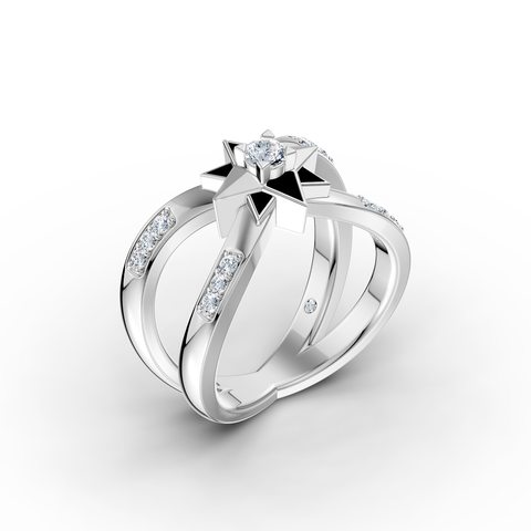 Orion Draco Ring in 925 sterling silver