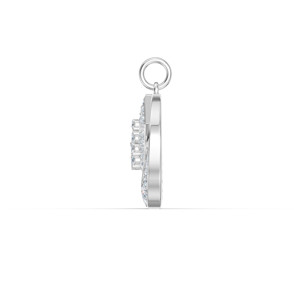 Orion Castor Charm in 925 sterling silver, side view