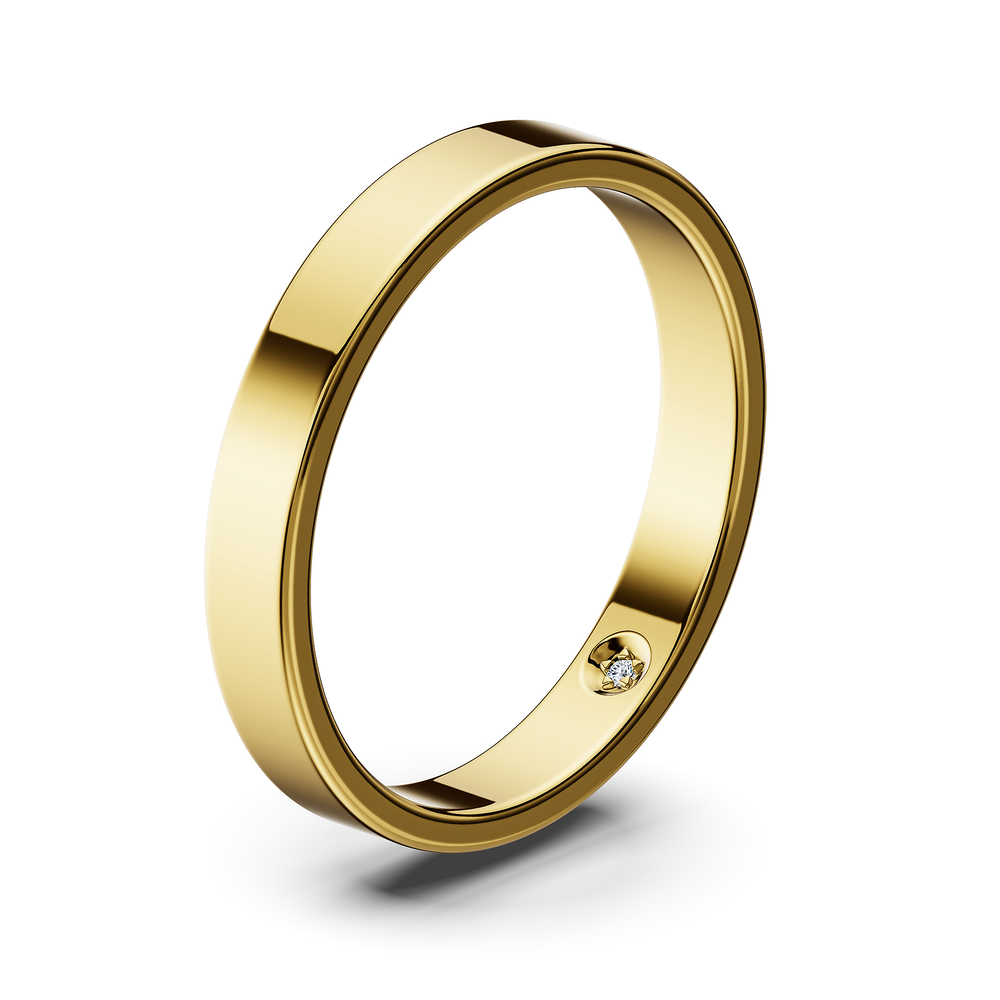 Basics Vulcano Ring in 18kt gold vermeil over 925 sterling silver