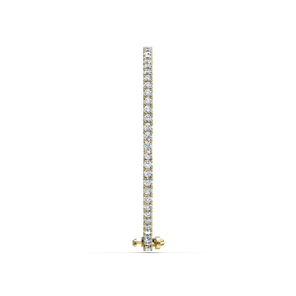 Tennis Lumina Bracelet in 18kt gold vermeil over 925 sterling silver, side view