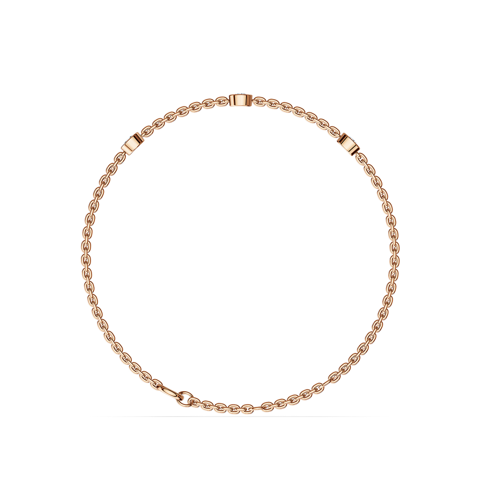 Basics Ravello Bracelet in 18kt rose gold vermeil over 925 sterling silver, front view
