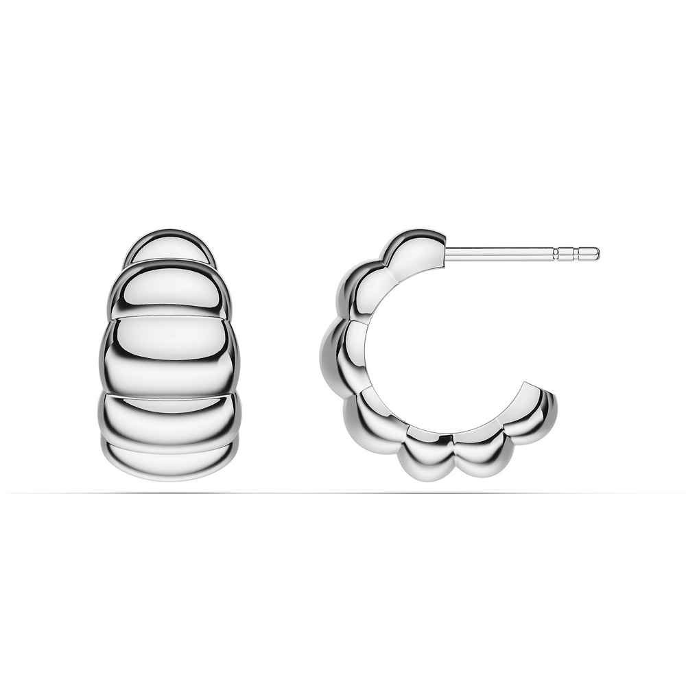 Basics Positano Earrings in 925 sterling silver, side view