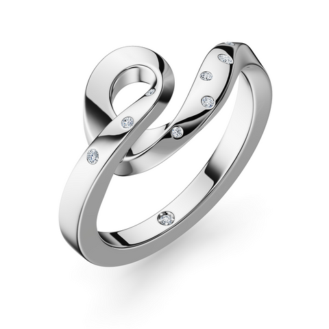 Helix Treccia Ring in 925 sterling silver