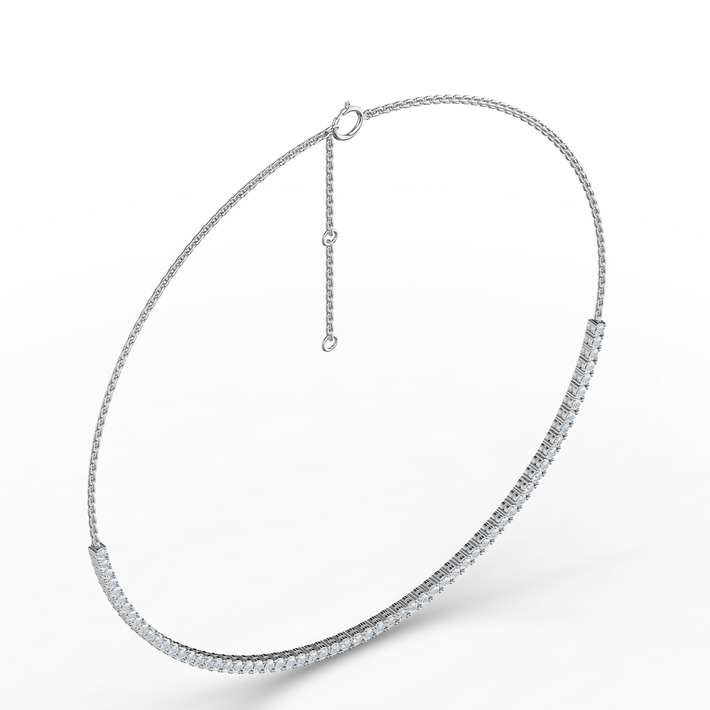 Tennis Serena Necklace in 925 sterling silver