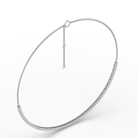 Tennis Serena Necklace in 925 sterling silver