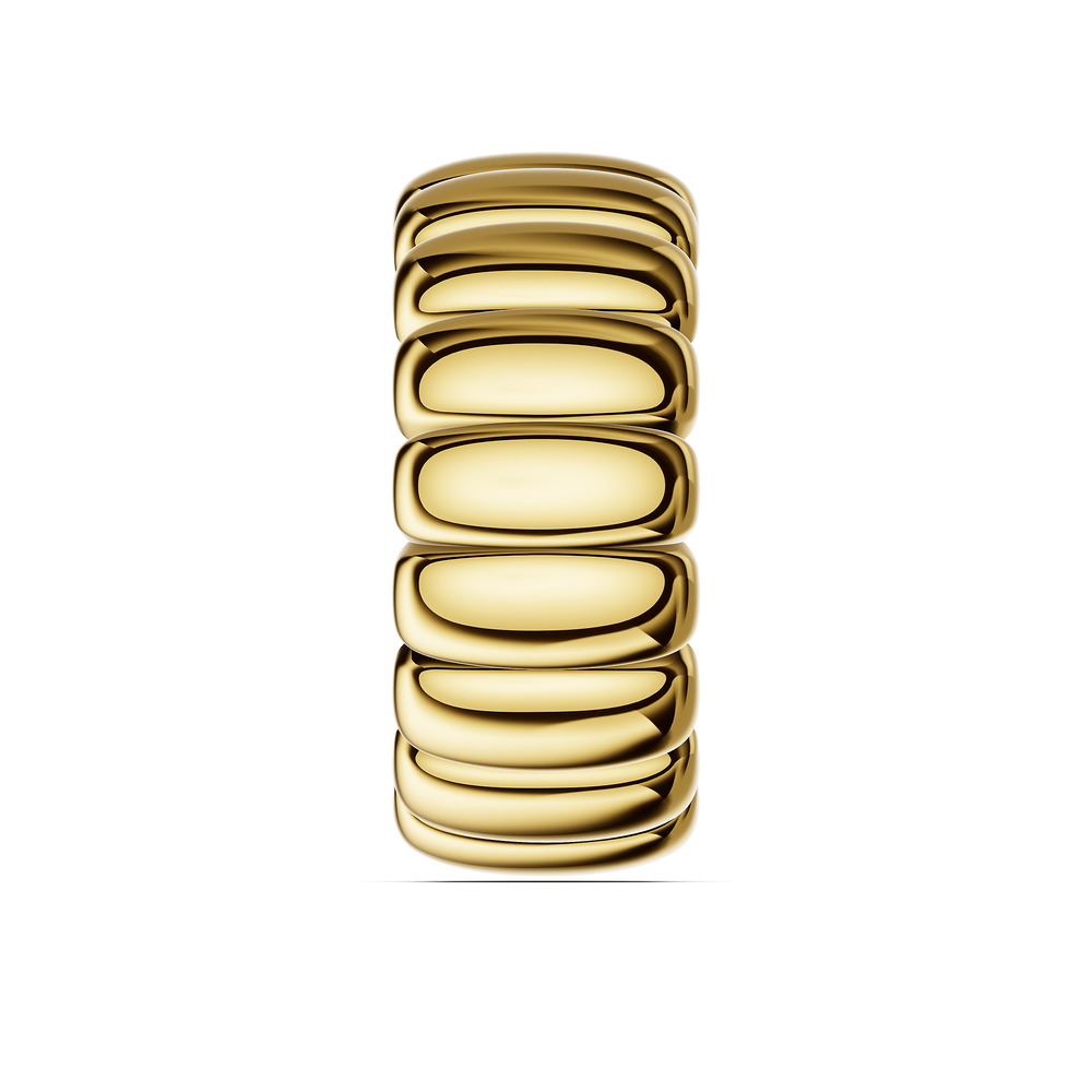 Basics Lipari Ring in 18kt gold vermeil over 925 sterling silver, side view