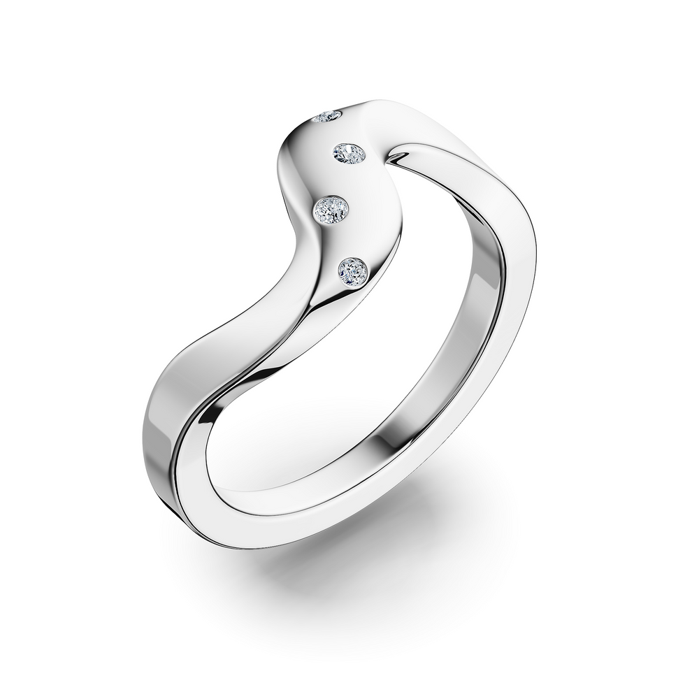 Helix Voluta Ring in 925 sterling silver