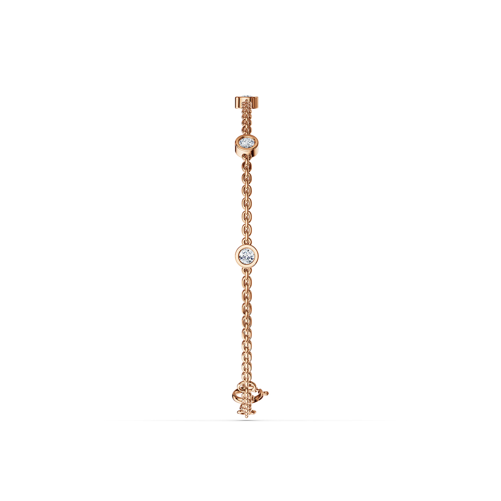 Basics Portofino Bracelet in 18kt rose gold vermeil over 925 sterling silver, side view