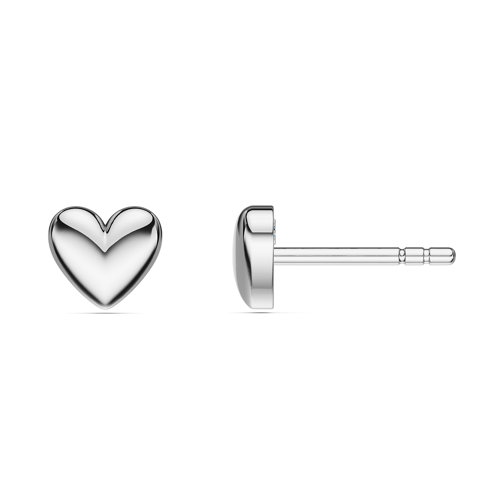 Basics Orta Earrings in 925 sterling silver, side view
