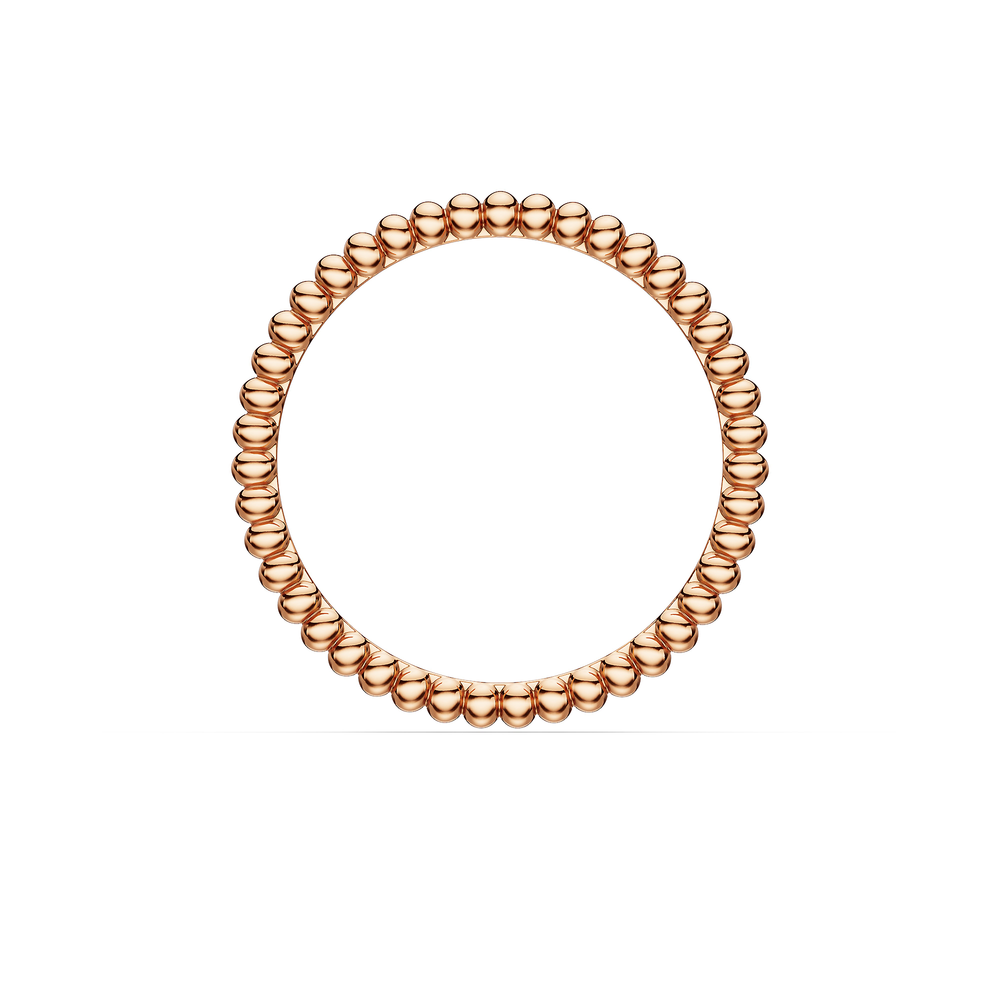 Basics Marmi Ring in 18kt rose gold vermeil over 925 sterling silver, front view