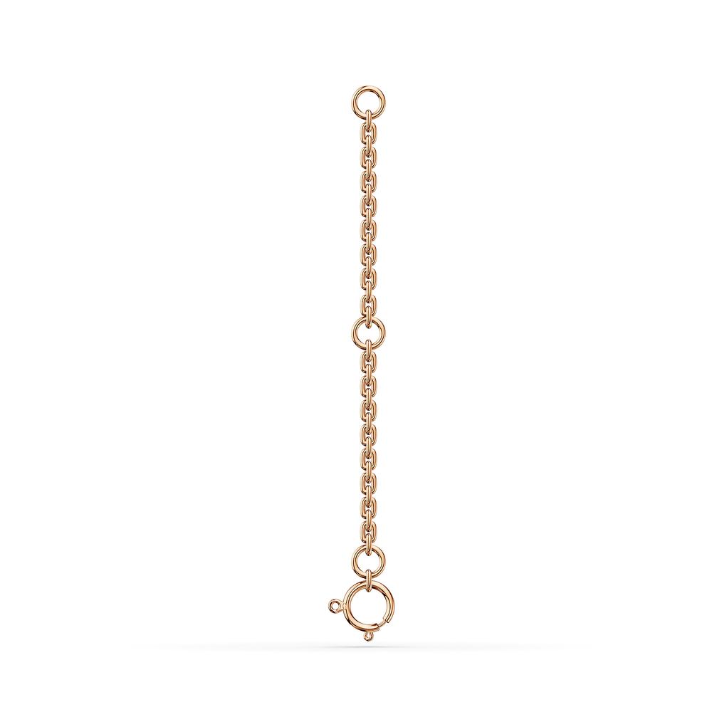 Basics Lazise Chain in 18kt rose gold vermeil over 925 sterling silver, front view