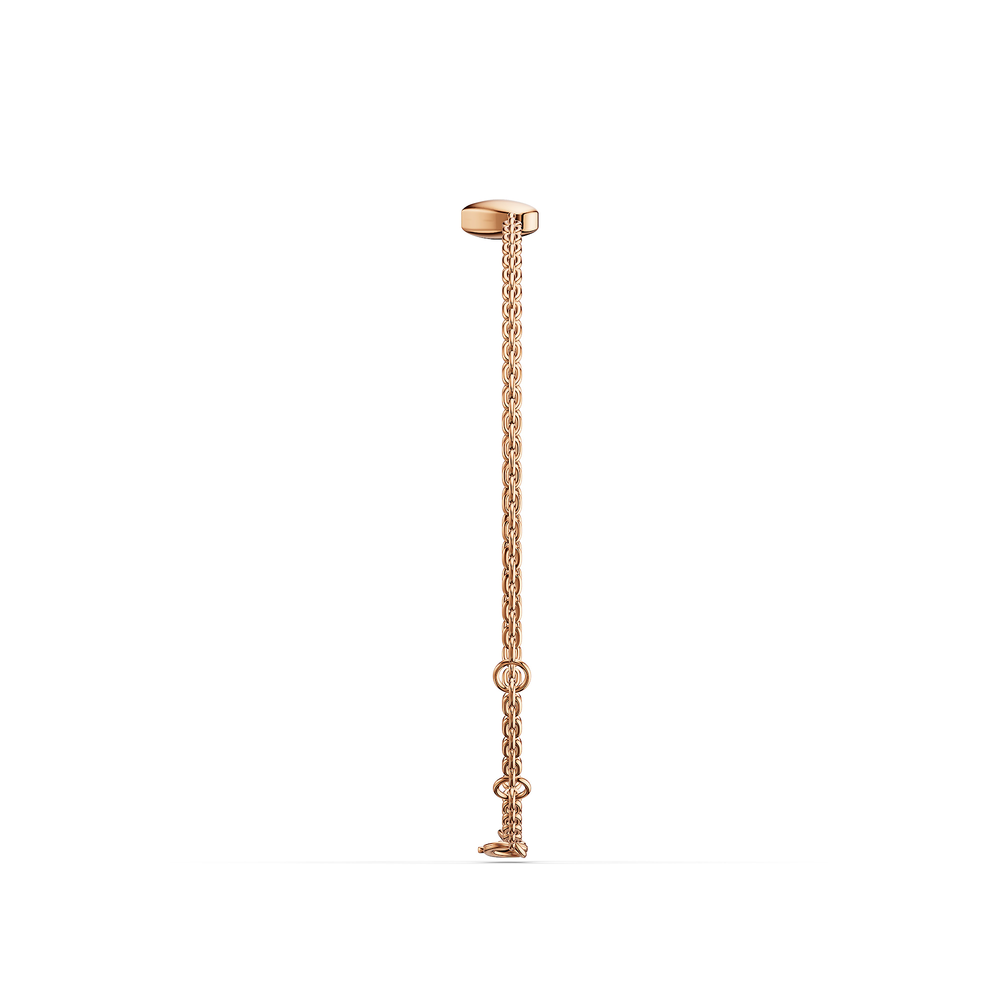 Basics Fano Bracelet in 18kt rose gold vermeil over 925 sterling silver, side view