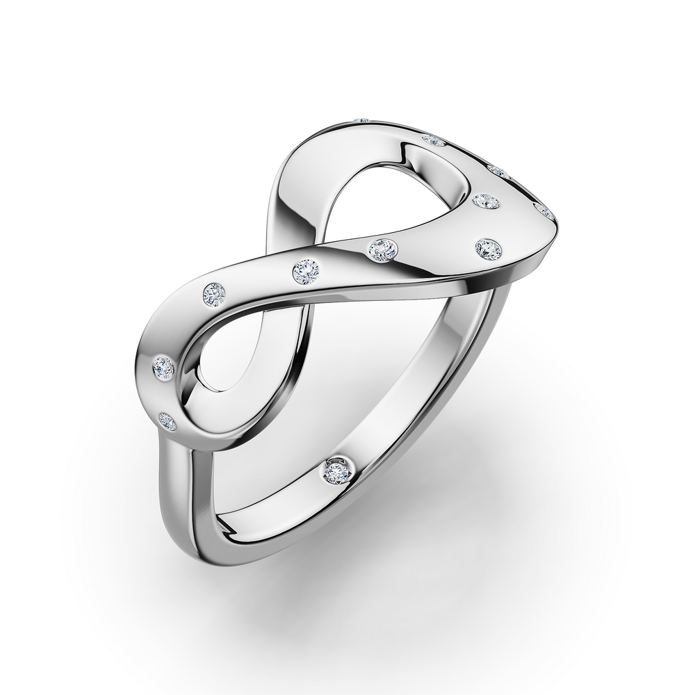 Helix Vortice Ring in 925 sterling silver