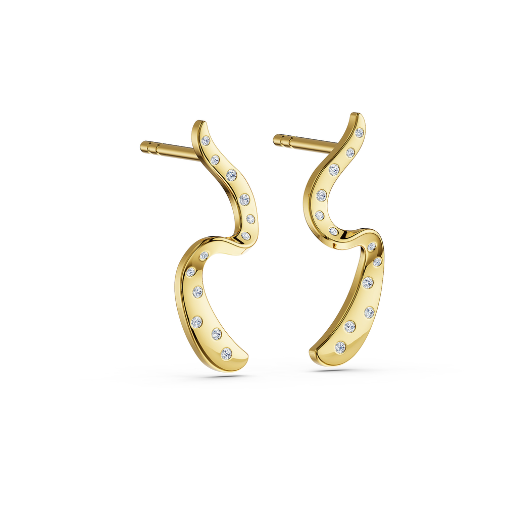 Helix Girandola Earrings in 18kt gold vermeil over 925 sterling silver
