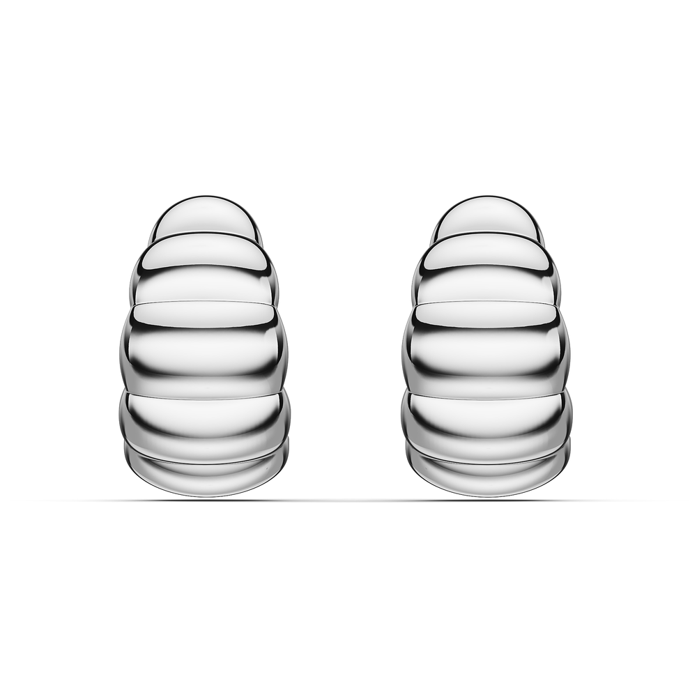 Basics Positano Earrings in 925 sterling silver, front view