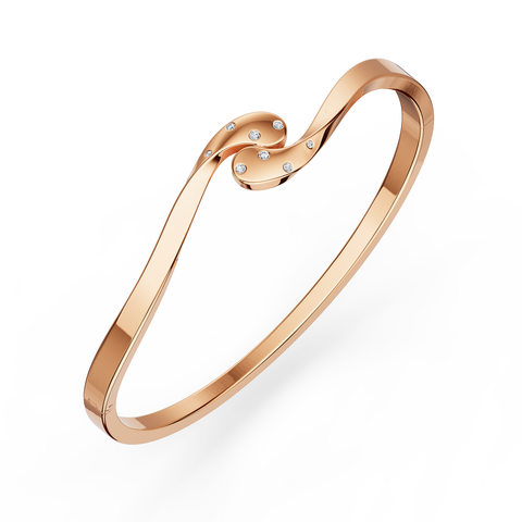 Helix Spira Bracelet in 18kt rose gold vermeil over 925 sterling silver