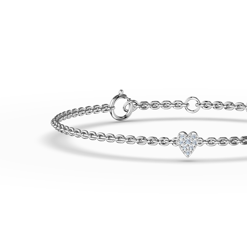Basics Linosa Bracelet in 925 sterling silver, close-up