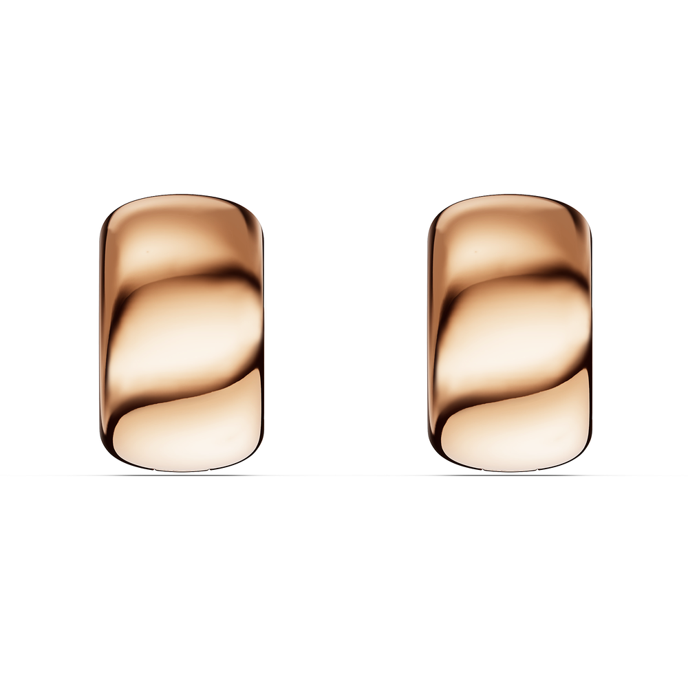 Basics Spargi Earrings in 18kt rose gold vermeil over 925 sterling silver, front view