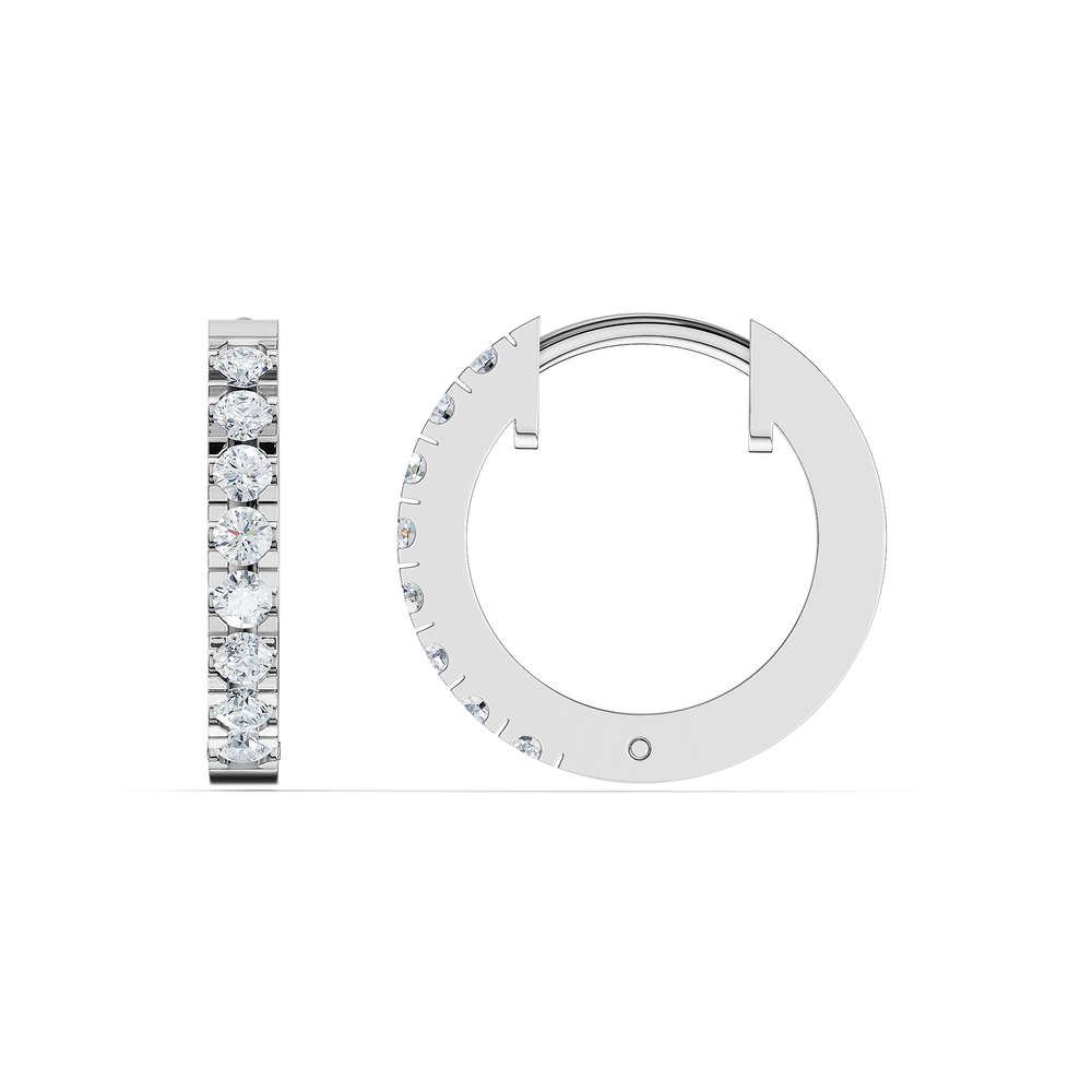 Basics Ponza Earrings in 925 sterling silver, side view