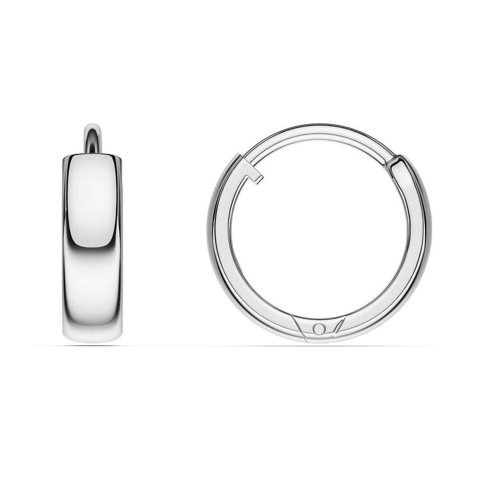 Basics Giglio Earrings in 925 sterling silver, side view