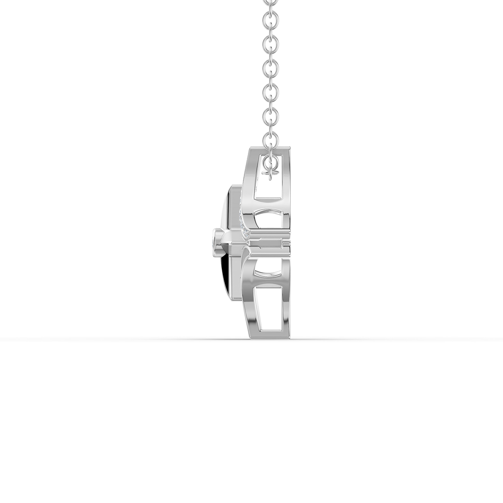 Orion Altair Pendant in 925 sterling silver, side view