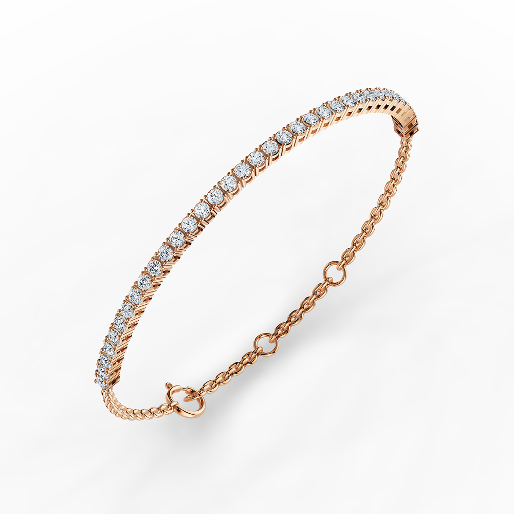 Tennis Aurea Bracelet in 18kt rose gold vermeil over 925 sterling silver